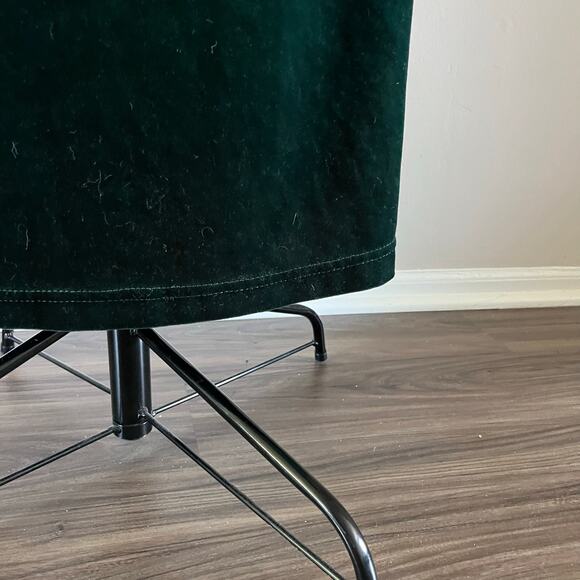 Green Velvet Long Sleeve Maxi Dress Sz M Whimsygoth Forest Fairy Grunge Y2K - Picture 5 of 9